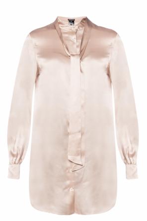 Silk shirt with lacing, zdjęcie 1 Silk shirt with lacing od Ann Demeulemeester